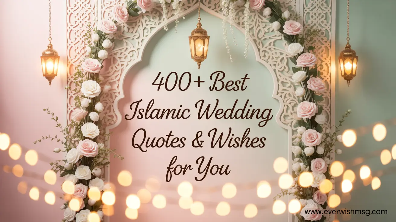 400+ Best Islamic Wedding Quotes & Wishes For You Ever Wish Msg — free download